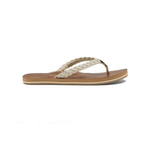 Cobian Women's Braided Pacifica Contoured Lightweight Sandals - Cream